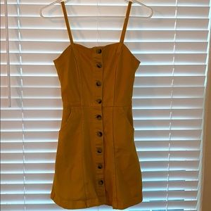 H&M Divided women’s denim front button dress